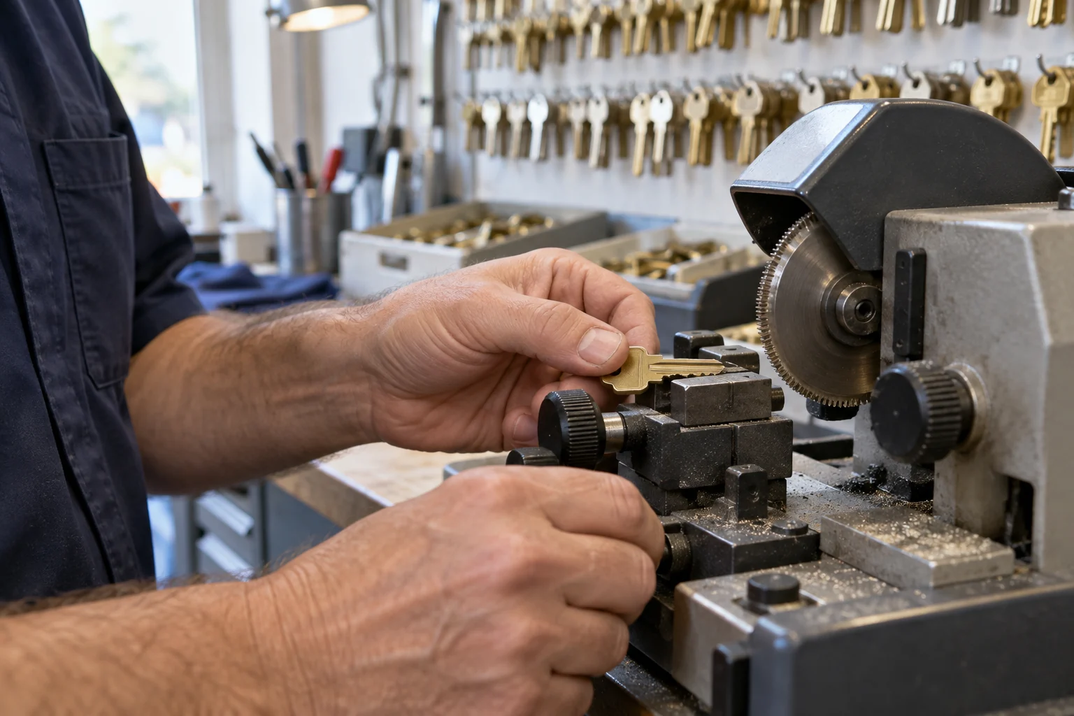 Half Off Locksmith technician and service van